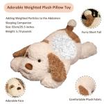 Hronsa Weighted Plush Dog Toy for All Ages