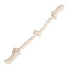 Flossy Chews Large Cotton 3-Knot Rope Tug
