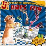 Forfon Tough Dog Toy Set for Aggressive Chewers