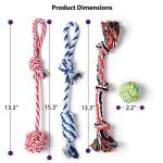 Fida Dog Rope Toys for Teething and Tugging