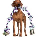 Durable 42" Dog Rope Toy for Aggressive Chewers