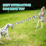 Durable 42" Dog Rope Toy for Aggressive Chewers