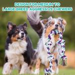 Durable 42" Dog Rope Toy for Aggressive Chewers