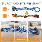 TLAZZ Indestructible Rope Toys for Aggressive Chewers