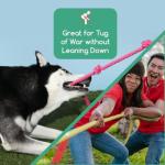 Tumbo Tough Pink Tug Rope Dog Toy - 5 ft