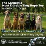 Extra Large 42-Inch Durable Dog Rope Toy