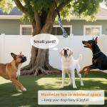 LOOBANI Bungee Tug Toy for Active Dogs