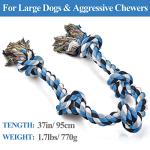 Tough Cotton Rope Dog Toy for Aggressive Chewers
