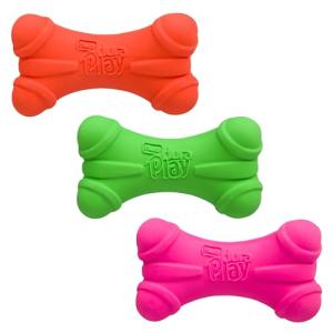 Hartz DuraPlay Squeaky Bone Dog Toy - 3 Pack