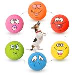 HOLYSTEED 6-Pack Soft Squeaky Dog Balls