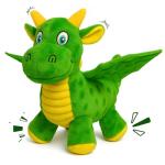 BBeary Plush Dragon Squeaky Toy for Dogs