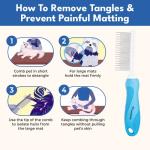 Detangling Comb for Long and Curly Fur