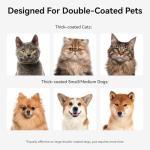 Undercoat Rake for Dogs and Cats - Grooming Tool