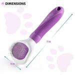 Poodle Slicker Brush for Dogs and Cats