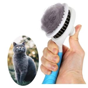 Self-Cleaning Grooming Brush for Dogs and Cats