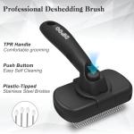 Dipoo Self-Cleaning Shedding Brush for Pets