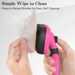 Self-Cleaning Slicker Brush for Dogs and Cats