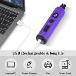 Bousnic Quiet Dog Nail Grinder with LED Light