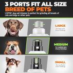 Quiet Dog Nail Grinder with LED Lights and 2 Speeds