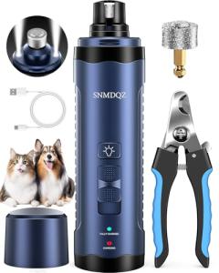 Rechargeable Quiet Dog Nail Grinder and Clipper Kit