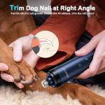 Rechargeable Quiet Dog Nail Grinder and Clipper Kit
