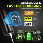 IREDOON Quiet Electric Dog Nail Grinder with LEDs