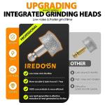 IREDOON Quiet Electric Dog Nail Grinder with LEDs