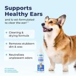 Vetnique Oticbliss Ear Cleaner for Dogs and Cats