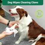 400 Unscented Thick Dog Wipes for Paws and Body