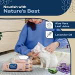 Plant-Based Lavender Dog Wipes - 400 Pack