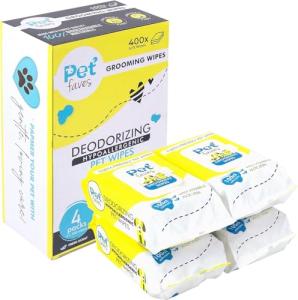 Pet Faves Hypoallergenic Dog Cleaning Wipes (400 Count)