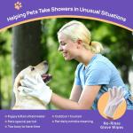 Pet Grooming Deodorizing Glove Wipes for Dogs