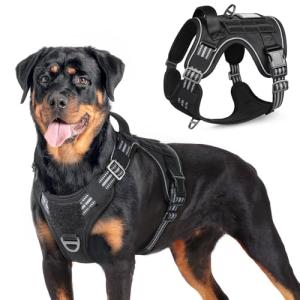 rabbitgoo Large No-Pull Tactical Dog Harness