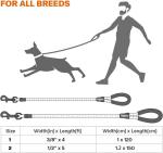 Taglory 5 FT Reflective Dog Leash with Padded Handle