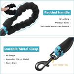 Reflective Rope Dog Leash with Padded Handle