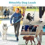 Reflective Rope Dog Leash with Padded Handle