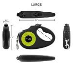 TUG 360° Reflective Tangle-Free Dog Leash 16 ft