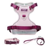 Pink No Pull Dog Harness, Leash & Collar Set