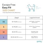 Gooby Escape Free Easy Fit Dog Harness - Turquoise