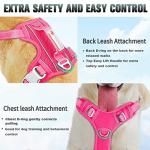 BARKBAY Reflective No Pull Dog Harness, Pink