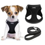 YIMEIS Adjustable No Pull Dog Harness and Leash Set