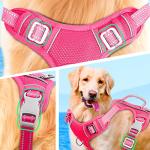 BARKBAY Reflective No Pull Dog Harness, Pink