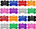 Customizable Pet ID Tags – Set of 5