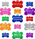 Customizable Pet ID Tags – Set of 5