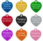 Customizable Pet ID Tags – Set of 5