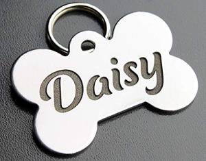 Custom Engraved Stainless Steel Pet ID Tags