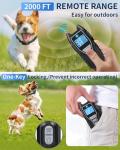 Rechargeable Shock Collar with Remote Control for Dogs