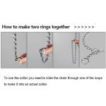 SGODA 24-Inch Chain Dog Training Collar