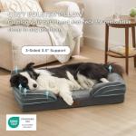 Bedsure Large Orthopedic Dog Bed - Washable Grey