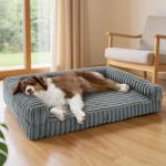 Large Orthopedic Waterproof Dog Bed with Sides